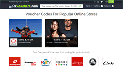 Desktop Screenshot of ozvouchers.com